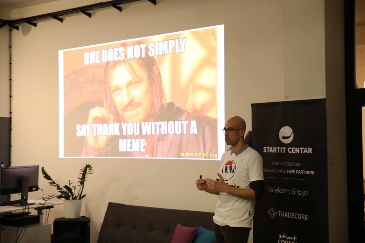 One slide during my presentation at WordPress Meetup Zrenjanin