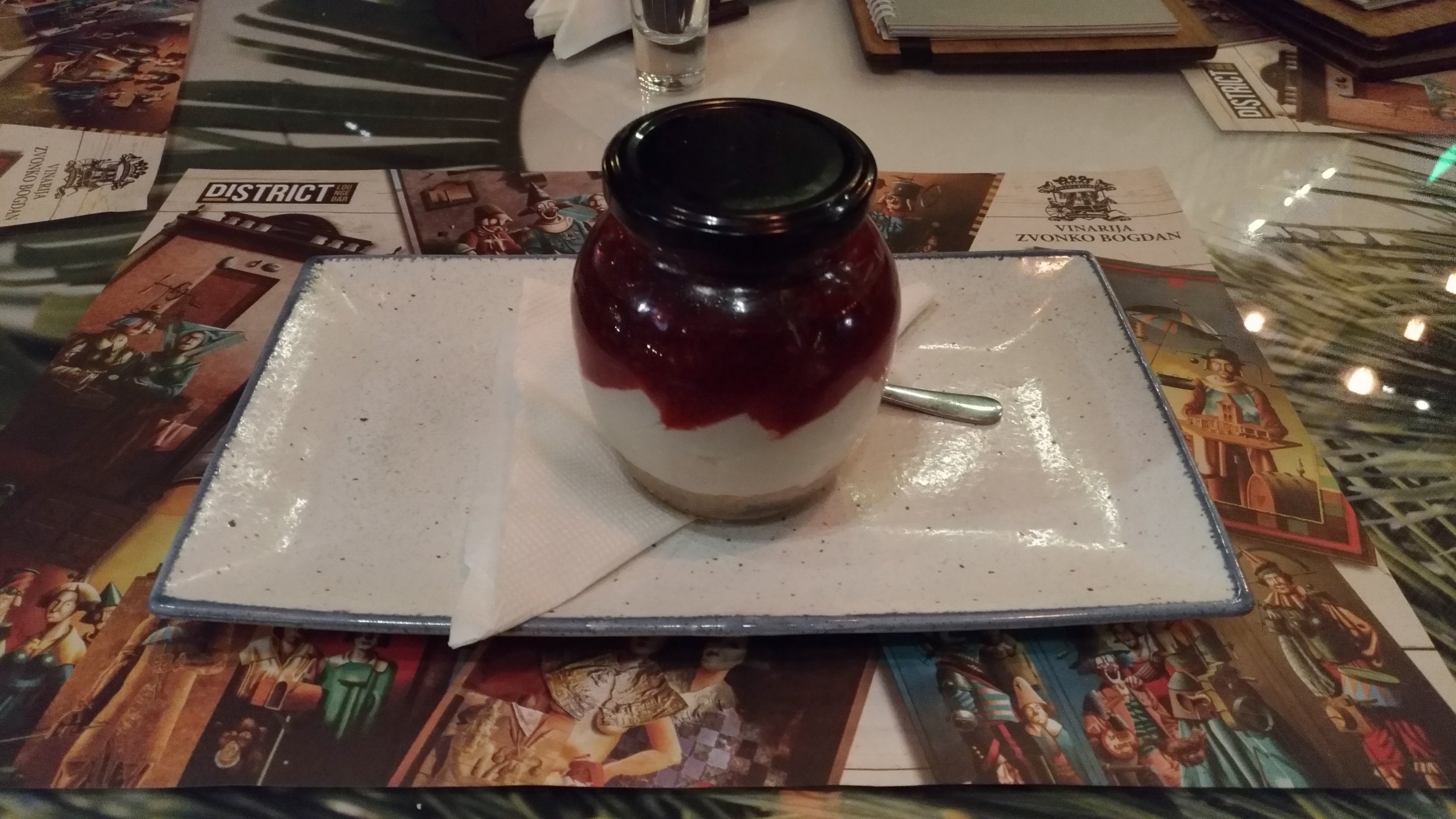 One of many cheesecakes I ate!